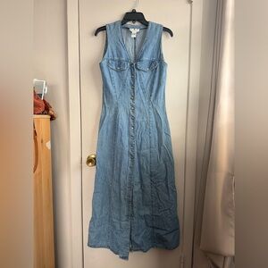 INC International Concepts Blue Denim Dress